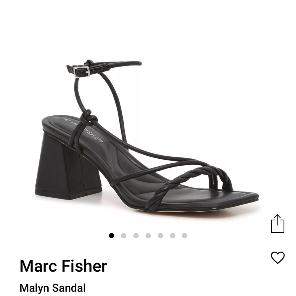 Marc Fischer NWT Mayln sandal strappy block heels